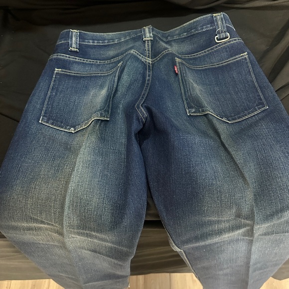 Levi's Movin' On Kickdown Jeans - Dark Blue-size 34x32-#571 - Picture 3 of 3